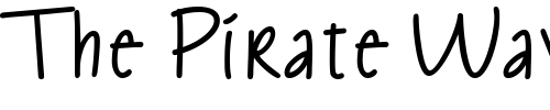 Font : Frisco-Sans-Serif Custom Text : The Pirate Way Test your own text here Click to download or to view this font on a tshirt that can be custom printed in Bali