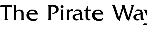 Font : FrizQuadrata-Regular Custom Text : The Pirate Way Test your own text here Click to download or to view this font on a tshirt that can be custom printed in Bali
