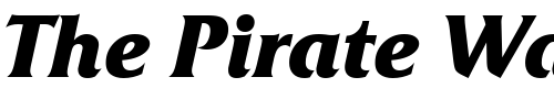 Font : FrizQuadrataCTT-BoldItalic Custom Text : The Pirate Way Test your own text here Click to download or to view this font on a tshirt that can be custom printed in Bali