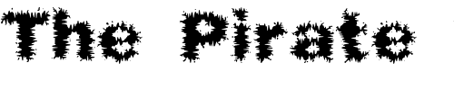 Font : Frizzed-BRK Custom Text : The Pirate Way Test your own text here Click to download or to view this font on a tshirt that can be custom printed in Bali