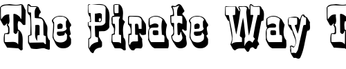 Font : Frontier Custom Text : The Pirate Way Test your own text here Click to download or to view this font on a tshirt that can be custom printed in Bali