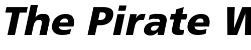 Font : Frutiger-Black-Italic Custom Text : The Pirate Way Test your own text here Click to download or to view this font on a tshirt that can be custom printed in Bali