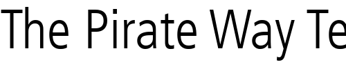 Font : Frutiger-LT-47-Light-Condensed Custom Text : The Pirate Way Test your own text here Click to download or to view this font on a tshirt that can be custom printed in Bali