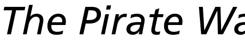 Font : Frutiger-LT-56-Italic Custom Text : The Pirate Way Test your own text here Click to download or to view this font on a tshirt that can be custom printed in Bali