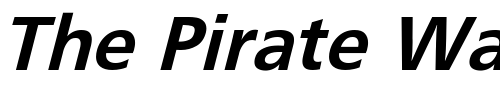 Font : FrutigerObl-Bol Custom Text : The Pirate Way Test your own text here Click to download or to view this font on a tshirt that can be custom printed in Bali