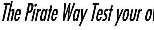 Font : Fuji-Thin-Italic Custom Text : The Pirate Way Test your own text here Click to download or to view this font on a tshirt that can be custom printed in Bali