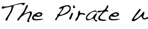 Font : FultonsHand-Regular Custom Text : The Pirate Way Test your own text here Click to download or to view this font on a tshirt that can be custom printed in Bali