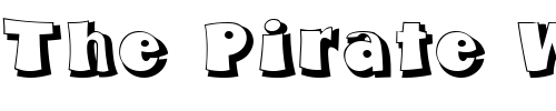 Font : Fumo-Dropshadow-MN Custom Text : The Pirate Way Test your own text here Click to download or to view this font on a tshirt that can be custom printed in Bali
