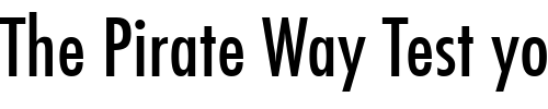 Font : FunctionCond-Regular Custom Text : The Pirate Way Test your own text here Click to download or to view this font on a tshirt that can be custom printed in Bali