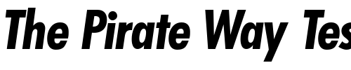 Font : FunctionCondTwo-BoldItalic Custom Text : The Pirate Way Test your own text here Click to download or to view this font on a tshirt that can be custom printed in Bali