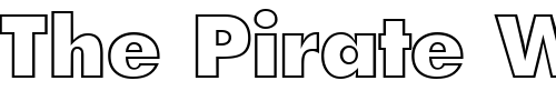 Font : FunctionTwoOutlineExtrabold-Regular Custom Text : The Pirate Way Test your own text here Click to download or to view this font on a tshirt that can be custom printed in Bali