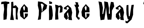 Font : FunkedUp Custom Text : The Pirate Way Test your own text here Click to download or to view this font on a tshirt that can be custom printed in Bali