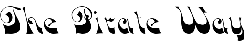 Font : FunkyFace-Regular Custom Text : The Pirate Way Test your own text here Click to download or to view this font on a tshirt that can be custom printed in Bali