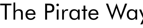 Font : Futura-Book-BT Custom Text : The Pirate Way Test your own text here Click to download or to view this font on a tshirt that can be custom printed in Bali