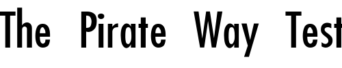Font : Futura-Condensed-Thin Custom Text : The Pirate Way Test your own text here Click to download or to view this font on a tshirt that can be custom printed in Bali