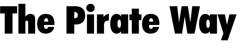 Font : Futura-XBlkCn-BT-Extra-Black Custom Text : The Pirate Way Test your own text here Click to download or to view this font on a tshirt that can be custom printed in Bali