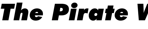 Font : Futura-XBlkIt-BT-Extra-Black-Italic Custom Text : The Pirate Way Test your own text here Click to download or to view this font on a tshirt that can be custom printed in Bali