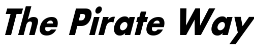 Font : FuturaCndObl-Bo Custom Text : The Pirate Way Test your own text here Click to download or to view this font on a tshirt that can be custom printed in Bali