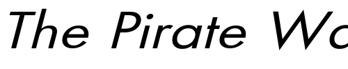 Font : FuturaExtObl-No Custom Text : The Pirate Way Test your own text here Click to download or to view this font on a tshirt that can be custom printed in Bali