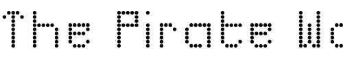 Font : Futurex-Bitmax Custom Text : The Pirate Way Test your own text here Click to download or to view this font on a tshirt that can be custom printed in Bali