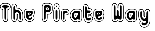 Font : Futurex-Distro---Protection Custom Text : The Pirate Way Test your own text here Click to download or to view this font on a tshirt that can be custom printed in Bali