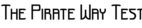 Font : Futurex-SCOSF Custom Text : The Pirate Way Test your own text here Click to download or to view this font on a tshirt that can be custom printed in Bali