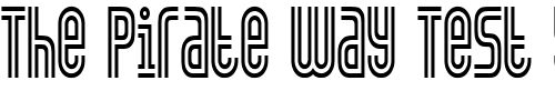 Font : GALLEDIS-Cn Custom Text : The Pirate Way Test your own text here Click to download or to view this font on a tshirt that can be custom printed in Bali