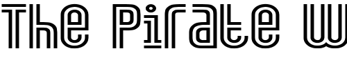 Font : GALLEDIS-Wd Custom Text : The Pirate Way Test your own text here Click to download or to view this font on a tshirt that can be custom printed in Bali