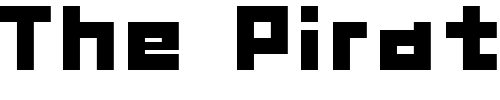 Font : GAU_font_cube_B Custom Text : The Pirate Way Test your own text here Click to download or to view this font on a tshirt that can be custom printed in Bali