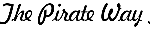 Font : GE-Ballantine-Script-Normal Custom Text : The Pirate Way Test your own text here Click to download or to view this font on a tshirt that can be custom printed in Bali