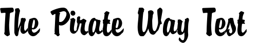 Font : GE-Brandy Custom Text : The Pirate Way Test your own text here Click to download or to view this font on a tshirt that can be custom printed in Bali