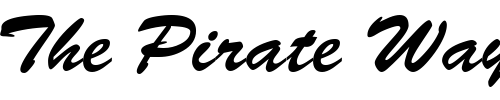 Font : GE-Brush-Strokes Custom Text : The Pirate Way Test your own text here Click to download or to view this font on a tshirt that can be custom printed in Bali