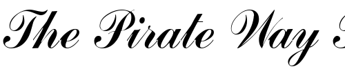 Font : GE-Journeyman-Script-Italic Custom Text : The Pirate Way Test your own text here Click to download or to view this font on a tshirt that can be custom printed in Bali