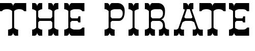 Font : GE-Old-West Custom Text : The Pirate Way Test your own text here Click to download or to view this font on a tshirt that can be custom printed in Bali