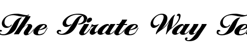 Font : GE-Primus-Script-Normal Custom Text : The Pirate Way Test your own text here Click to download or to view this font on a tshirt that can be custom printed in Bali