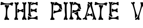 Font : GE-Them-Bones Custom Text : The Pirate Way Test your own text here Click to download or to view this font on a tshirt that can be custom printed in Bali