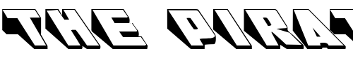 Font : GE-Wedgie Custom Text : The Pirate Way Test your own text here Click to download or to view this font on a tshirt that can be custom printed in Bali