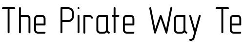 Font : GOST-type-A Custom Text : The Pirate Way Test your own text here Click to download or to view this font on a tshirt that can be custom printed in Bali