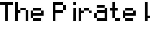 Font : GP4_LCD_Font2-Dot-Matrix Custom Text : The Pirate Way Test your own text here Click to download or to view this font on a tshirt that can be custom printed in Bali