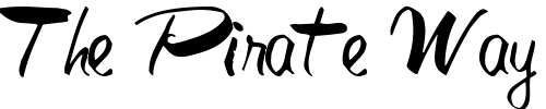 Font : GalacticFuss72-Regular Custom Text : The Pirate Way Test your own text here Click to download or to view this font on a tshirt that can be custom printed in Bali