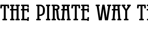 Font : Galadriel-Regular Custom Text : The Pirate Way Test your own text here Click to download or to view this font on a tshirt that can be custom printed in Bali