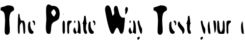 Font : Galaxia-Singularity Custom Text : The Pirate Way Test your own text here Click to download or to view this font on a tshirt that can be custom printed in Bali