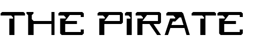 Font : Galaxy-Run Custom Text : The Pirate Way Test your own text here Click to download or to view this font on a tshirt that can be custom printed in Bali