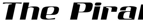 Font : GalaxyExtended-Oblique Custom Text : The Pirate Way Test your own text here Click to download or to view this font on a tshirt that can be custom printed in Bali