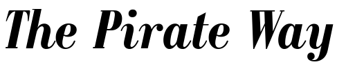 Font : GalileoFLF-BoldItalic Custom Text : The Pirate Way Test your own text here Click to download or to view this font on a tshirt that can be custom printed in Bali