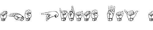 Font : Gallaudet-Plain Custom Text : The Pirate Way Test your own text here Click to download or to view this font on a tshirt that can be custom printed in Bali