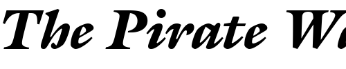 Font : Galliard-BlackItalic Custom Text : The Pirate Way Test your own text here Click to download or to view this font on a tshirt that can be custom printed in Bali