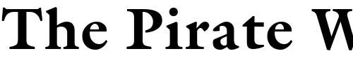 Font : Galliard-Bold Custom Text : The Pirate Way Test your own text here Click to download or to view this font on a tshirt that can be custom printed in Bali