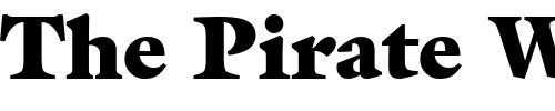 Font : Galliard-Ultra Custom Text : The Pirate Way Test your own text here Click to download or to view this font on a tshirt that can be custom printed in Bali
