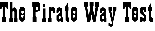 Font : Gambler Custom Text : The Pirate Way Test your own text here Click to download or to view this font on a tshirt that can be custom printed in Bali